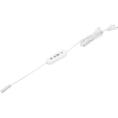 Таймер с вилкой и разъемом  UST-E33 WHITE 2M