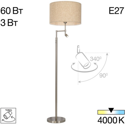 Торшер Duplet CL801021