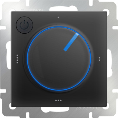 Терморегулятор Встраиваемые механизмы черные матовый W1151108