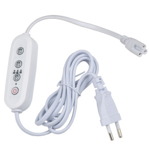 Таймер с вилкой и разъемом  UST-E33 WHITE 2M