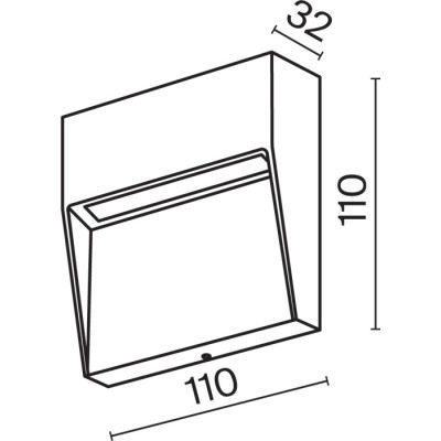 Подсветка для лестниц и ступеней Mane O047SL-L3B3K