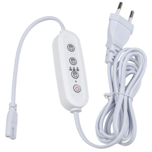 Таймер с вилкой и разъемом  UST-E32 WHITE 2M