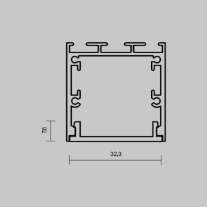 Рассеиватель Накладной-подвесной профиль 642042